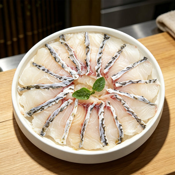 Frozen Crisp Grass Carp Sashimi Slices