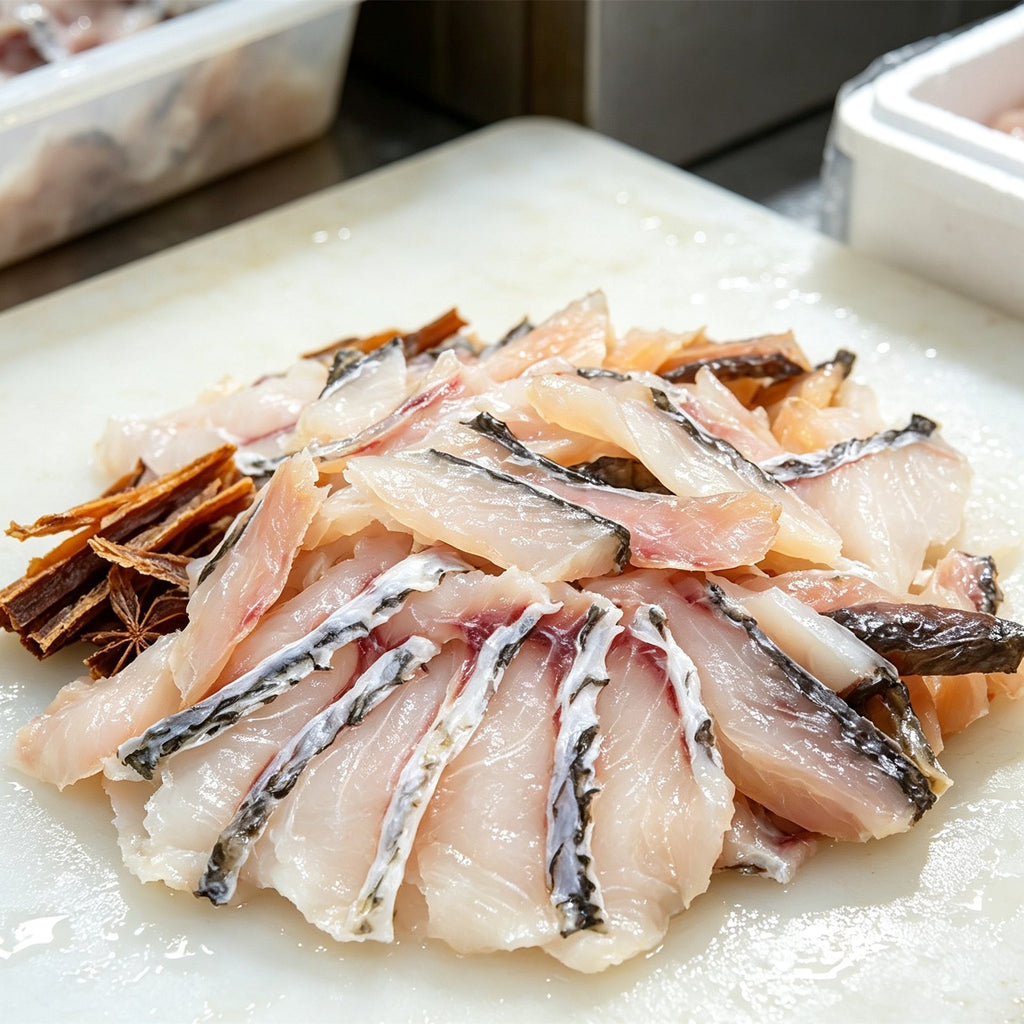 Crisp Grass Carp Sashimi Slices