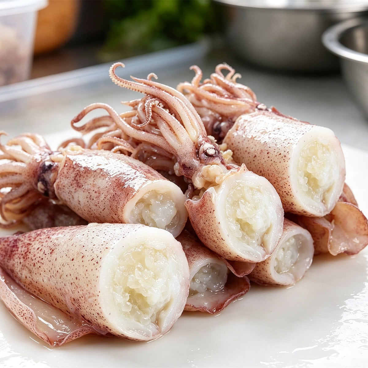 Premium Fresh Whole Baby Squid