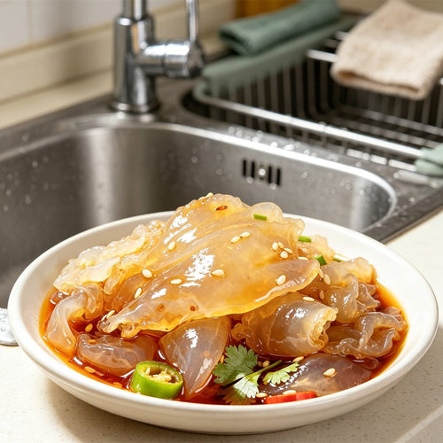 Fresh Chilled Jellyfish Salad Bowl